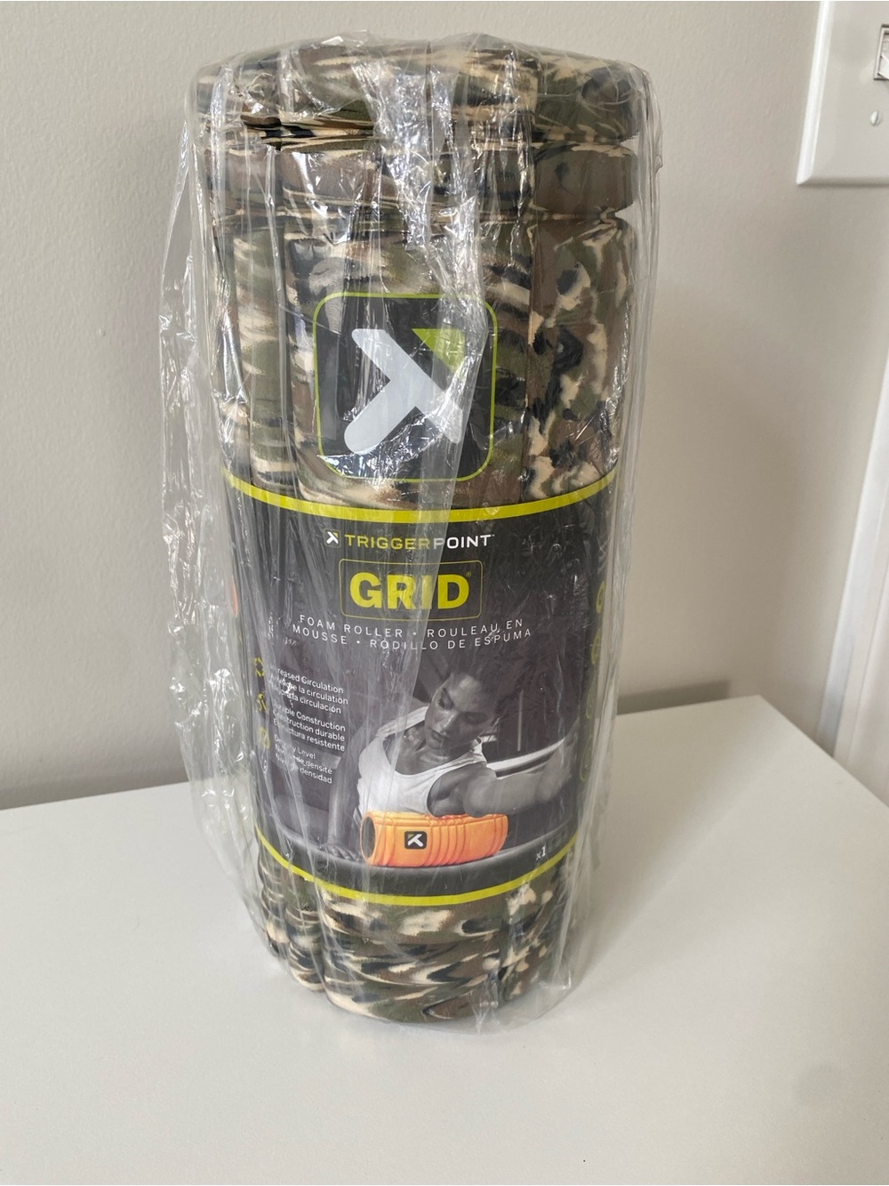 GRID Foam Roller in Camo Green